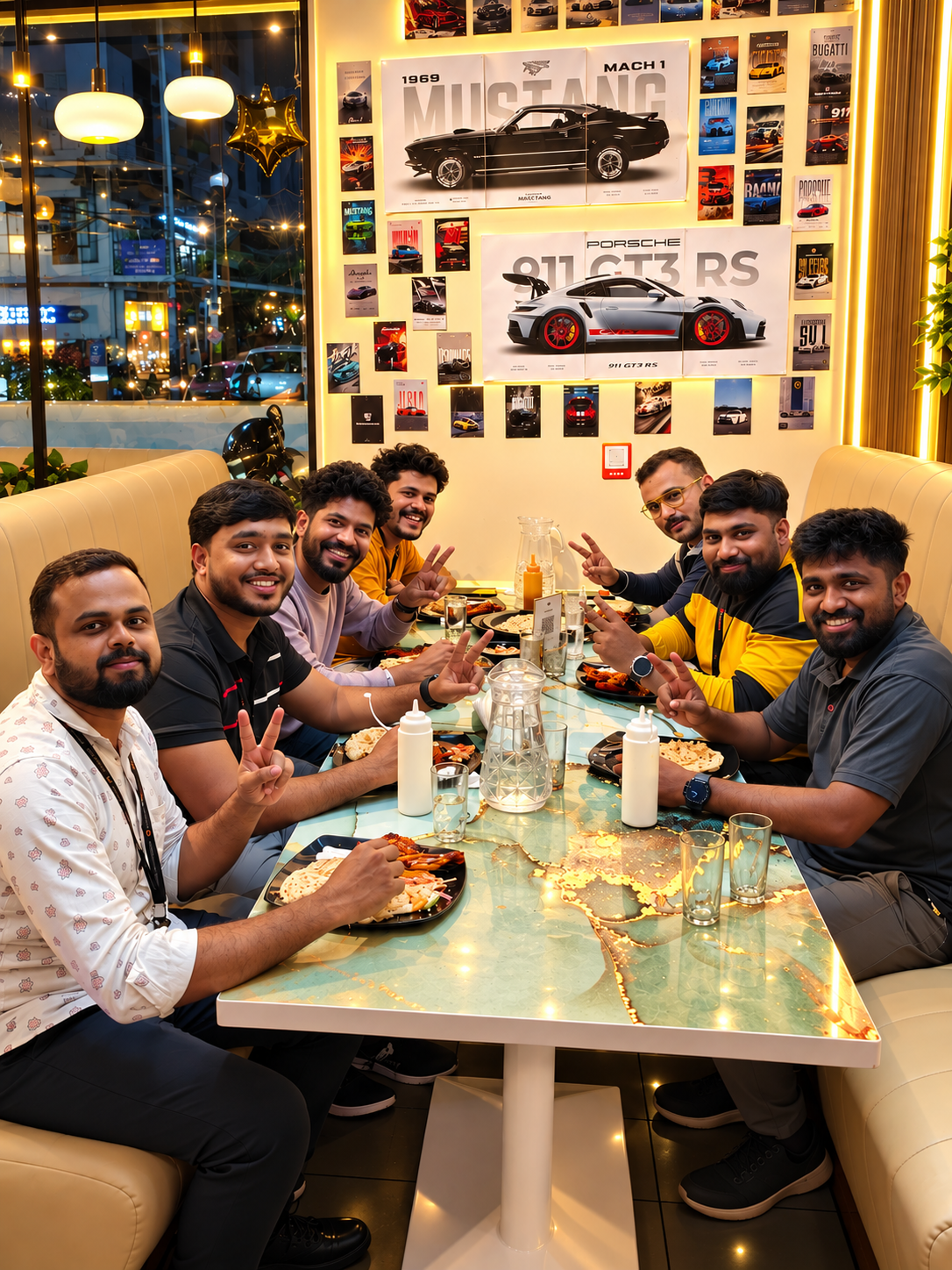 Guests enjoying their dining experience at Craveyard